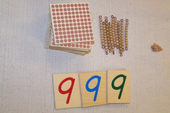 perlovy material - ukladanie cisel na kartickach
